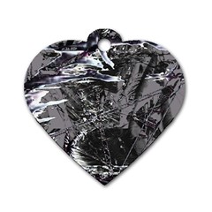 Hg Breeze Dog Tag Heart (one Side)