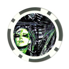 Dubstep Alien Poker Chip Card Guard (10 Pack) by MRNStudios