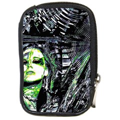 Dubstep Alien Compact Camera Leather Case by MRNStudios