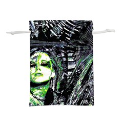 Dubstep Alien Lightweight Drawstring Pouch (s) by MRNStudios