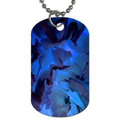 Peony In Blue Dog Tag (two Sides) by LavishWithLove