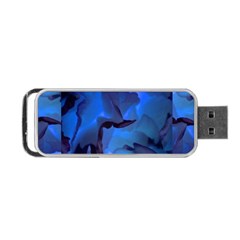 Peony In Blue Portable Usb Flash (two Sides) by LavishWithLove