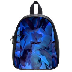 Peony In Blue School Bag (small)