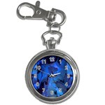 Peony in Blue Key Chain Watches Front