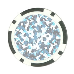 Camouflageblancbleu Poker Chip Card Guard