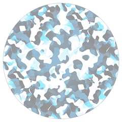 Camouflageblancbleu Round Trivet
