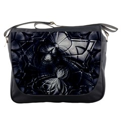 Charcoal Faker Messenger Bag by MRNStudios