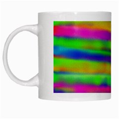 Mermaid And Unicorn Colors For Joy White Mugs by pepitasart