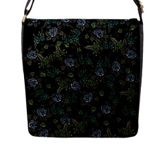 Moody Flora Flap Closure Messenger Bag (l)