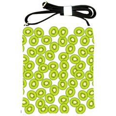 Kiwi Pattern Shoulder Sling Bag by Valentinaart