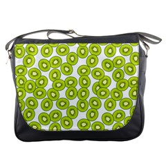 Kiwi Pattern Messenger Bag by Valentinaart