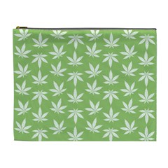 Weed Pattern Cosmetic Bag (xl) by Valentinaart