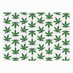 Weed Pattern Large Glasses Cloth by Valentinaart