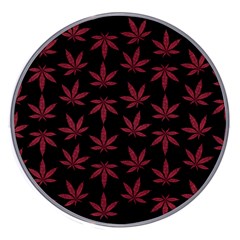 Weed Pattern Wireless Charger by Valentinaart