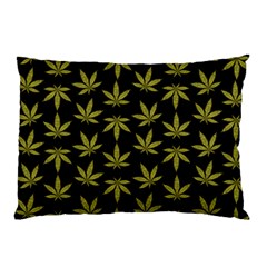 Weed Pattern Pillow Case (two Sides) by Valentinaart