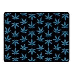 Weed Pattern Double Sided Fleece Blanket (small)  by Valentinaart