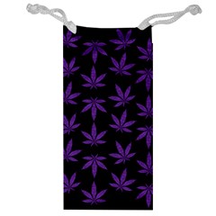 Weed Pattern Jewelry Bag by Valentinaart