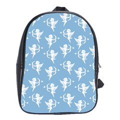 Cupid Pattern School Bag (large) by Valentinaart