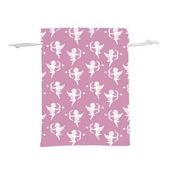 Cupid Pattern Lightweight Drawstring Pouch (l) by Valentinaart