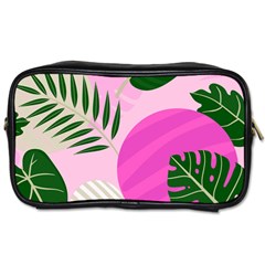 Tropical Pattern Toiletries Bag (one Side) by Valentinaart