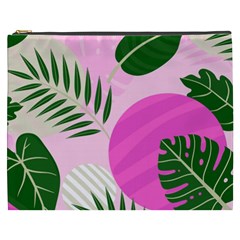 Tropical Pattern Cosmetic Bag (xxxl) by Valentinaart