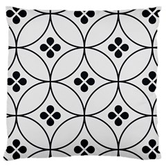 Black And White Pattern Large Flano Cushion Case (two Sides) by Valentinaart