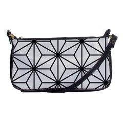 Black And White Pattern Shoulder Clutch Bag by Valentinaart