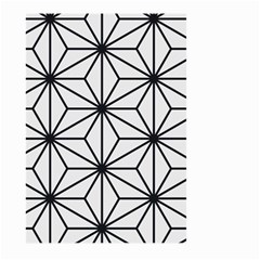 Black And White Pattern Large Garden Flag (two Sides) by Valentinaart