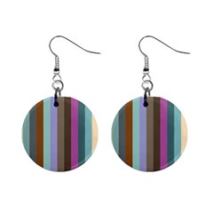 Simple Line Pattern Mini Button Earrings by Valentinaart