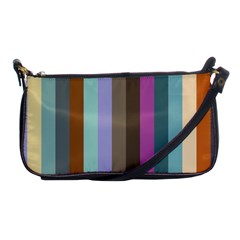 Simple Line Pattern Shoulder Clutch Bag