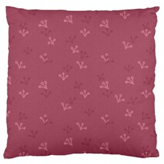 Floral Pattern Large Cushion Case (two Sides) by Valentinaart