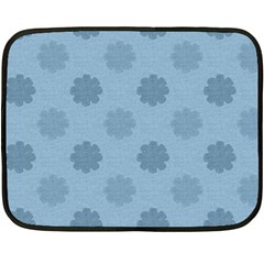 Floral Pattern Fleece Blanket (mini) by Valentinaart