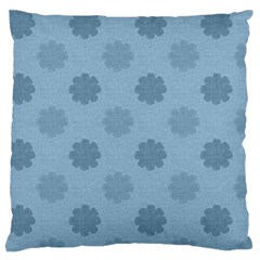 Floral Pattern Large Cushion Case (two Sides) by Valentinaart