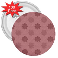 Floral Pattern 3  Buttons (100 Pack)  by Valentinaart