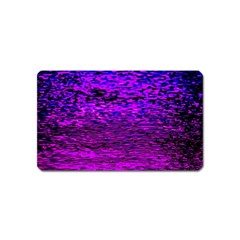 Magenta Waves Flow Series 2 Magnet (name Card) by DimitriosArt