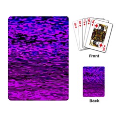 Magenta Waves Flow Series 2 Playing Cards Single Design (rectangle) by DimitriosArt
