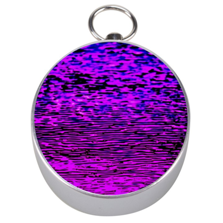 Magenta waves flow series 2 Silver Compasses