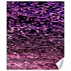 Purple  Waves Abstract Series No2 Canvas 8  X 10  by DimitriosArt