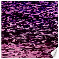 Purple  Waves Abstract Series No2 Canvas 16  X 16  by DimitriosArt