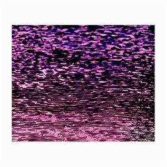 Purple  Waves Abstract Series No2 Small Glasses Cloth (2 Sides) by DimitriosArt