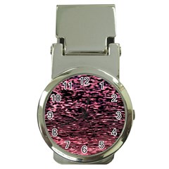 Pink  Waves Flow Series 11 Money Clip Watches