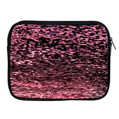 Pink  Waves Flow Series 11 Apple Ipad 2/3/4 Zipper Cases by DimitriosArt