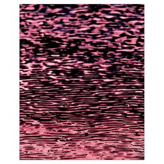 Pink  Waves Flow Series 11 Drawstring Bag (small) by DimitriosArt