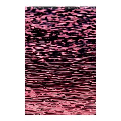 Pink  Waves Flow Series 11 Shower Curtain 48  X 72  (small)  by DimitriosArt