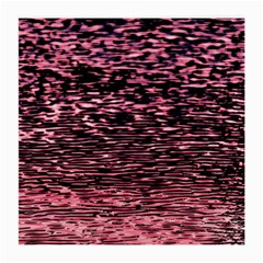 Pink  Waves Flow Series 11 Medium Glasses Cloth by DimitriosArt