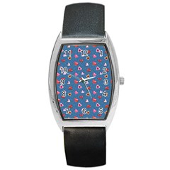 Sweet Hearts Barrel Style Metal Watch by SychEva