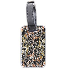 Modern Camo Tropical Print Design Luggage Tag (two sides)