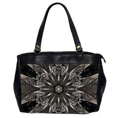 Mechanical Mandala Oversize Office Handbag (2 Sides) by MRNStudios