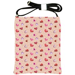 Sweet Heart Shoulder Sling Bag by SychEva