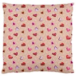 Sweet Heart Large Cushion Case (Two Sides) Front